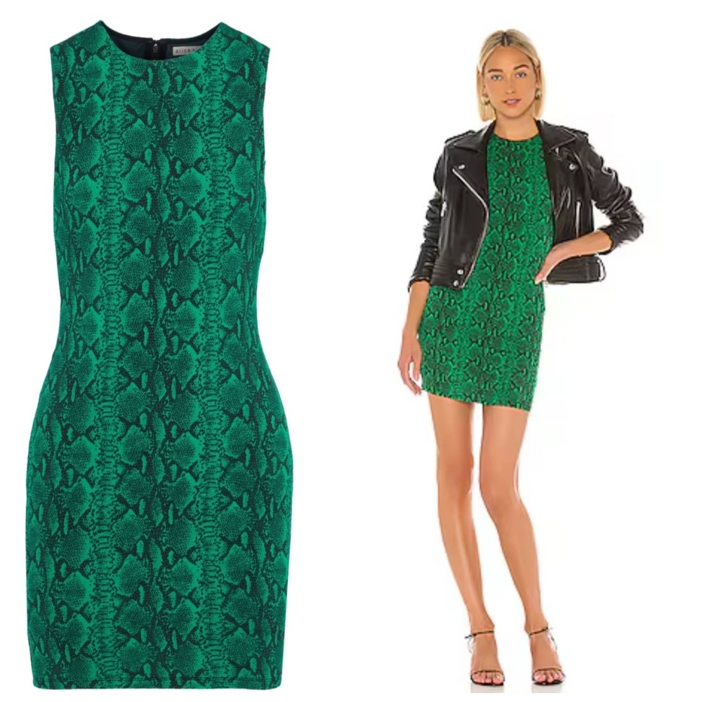 Alice + Oliva Delora Sleeveless Fitted Mini Dress Size 2